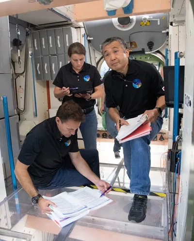 NASA's SpaceX Crew-5 in space station mockups